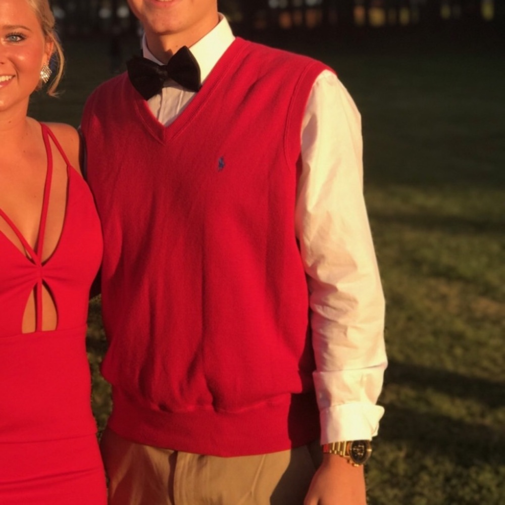 Polo by Ralph Lauren 100% cotton formal wear vest